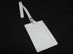 ■美品■ Maison Margiela メゾン マルジェラ 4ステッチ レザー カードケース パスケース 定期入れ ホワイト系 DL3397