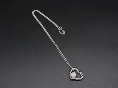 ■美品■ TASAKI タサキ 本真珠 アコヤ真珠 パール 約6mm SV925 ハート ネックレス ペンダント アクセサリー シルバー系 DK9673