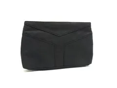 YVESSAINTLAURENT イヴサンローラン キャンバス ポーチ マルチケース 小物入れ ブラック系 DK9724