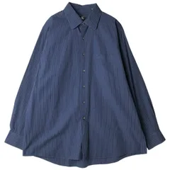 古着 90~00年代 カルバンクライン Calvin klein 長袖 コットンストライプシャツ メンズXL相当 ヴィンテージ/eaa609180