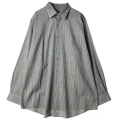 古着 90~00年代 カルバンクライン Calvin klein REGULAR FIT 長袖 コットンストライプシャツ メンズXL相当 ヴィンテージ/eaa609183