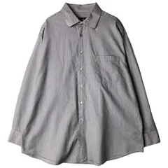 古着 90~00年代 カルバンクライン Calvin klein REGULAR FIT 長袖 コットンストライプシャツ メンズXL相当 ヴィンテージ/eaa609185