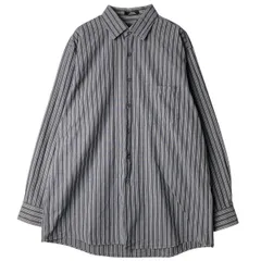 古着 90~00年代 カルバンクライン Calvin klein マルチストライプ 長袖 コットンストライプシャツ メンズL相当 ヴィンテージ/eaa609186