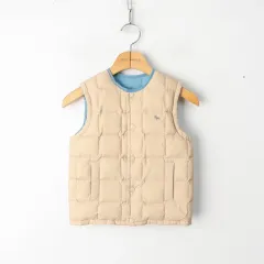 4歳/ブルードッグ キッズ ダウン リバーシブル ダウンベスト