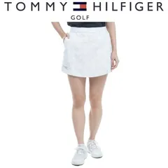 トミーヒルフィガー ゴルフ レディース THロゴプロント スリットキュロット TOMMY HILFIGER THLA320 ホワイト(00)