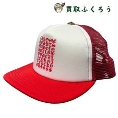 d*3様 Cemetery King タガー クロス メッシュキャップ ホワイト Cemetery King タガー クロス メッシュキャップ ホワイト×レッド