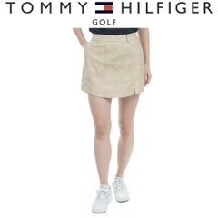 トミーヒルフィガー ゴルフ レディース THロゴプロント スリットキュロット TOMMY HILFIGER THLA320 ベージュ(29)