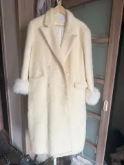 アイボリー ロング コート