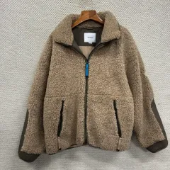 COVERNAT オーバーサイズ ボア シープスキン フリース ジップアップ M A05087