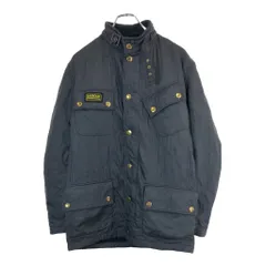 Barbour バブアー INTERNATIONAL インターナショナル GRASSTRACK キルティングジャケット ブラック(メンズ XS)中古 古着 X2602
