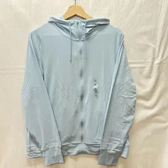 ☆【新品タグ付】ユニクロ AIRism UVカット フルジップパーカ XL ブルー