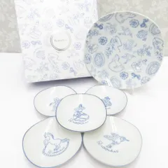 食器 Brooches ブローチズ パーティーセット 食器セット 6点セット 箱有 大皿 小皿 柄違い