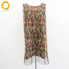 ロイスクレヨン LoisCRAYON ワンピース スリーブレス 総柄 花柄 レディース [a991902]