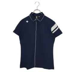 DESCENTE GOLF デサントゴルフ クーリスト D-Tec パイピング 切り替え 半袖 ポロシャツ DGMSJA00 M ネイビー