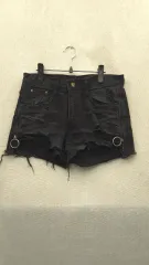 356 AING COMPANY ヴィンテージ ブラック デニム ショートパンツ S