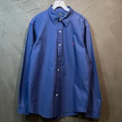 L POLO ポロラルフローレン スリムフィット シャツ ネイビー