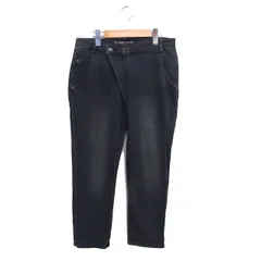 マイケルコース MICHAEL KORS ワイド デニム ジーンズ コットン 綿 ジップフライ 26 チャコールグレー /NT23