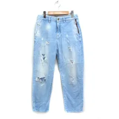 ディーゼル DIESEL 国内正規品 デニム ジーンズ テーパード ダメージ加工 24 ライトブルー /FT2