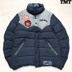 【TMT】 ティーエムティー ダウンベスト ペイズリーバンダナ コンチョボタン TMT】 ティーエムティー ダウンベスト ペイズリーバンダナ コンチョボタン