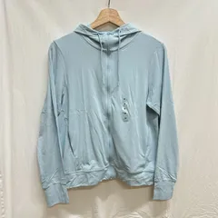 ☆【新品タグ付】ユニクロ AIRism UVカット フルジップパーカ M ブルー