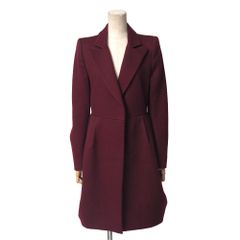 □美品□BALLSEY ボールジー コート サイズ36 ノーカラー ベルテッド  