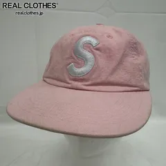 Supreme/シュプリーム S Logo 6-Panel Cap/Sロゴ 6パネル キャップ/帽子/ピンク