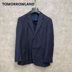 サイズ46【ウールシルクモヘヤ】トゥモローランド ネイビーサマー