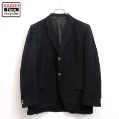 60s vintage チェック柄 ウール テーラードジャケット メンズ Lサイズ相当