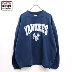 90s MLB vintage PUMA ニューヨーク・ヤンキース スウェット トレーナー メンズ XLサイズ相当 ビッグサイズ オーバーサイズ
