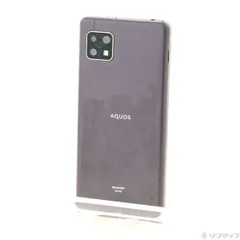 ソフマップ 〔中古品〕 AQUOS sense5G 64GB ブラック SHG03 auロック解除SIMフリー【295】