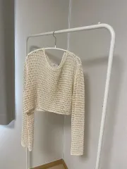 新品 ZARA ザラ メッシュ ニット