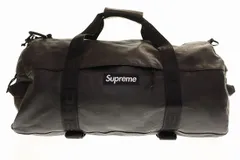 シュプリーム SUPREME 23AW LEATHER LARGE DUFFLE BAG BLACK レザー ダッフル バッグ ボストン ブラック 【ブランド古着ベクトル】【中古】☆AA★●▲260126
