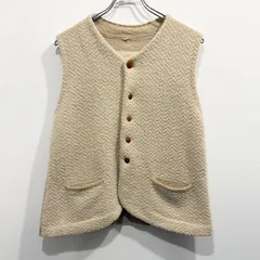 PAL'LAS PALACE パラスパレス ニットベスト ベージュ ヘリンボーン サイズ0【送料込み】
