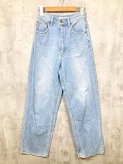 AZUL BY MOUSSY アズールバイマウジー 250BAA11-256H ハイウエストワイド デニムパンツ size24/水色 ■■レディース