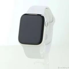 ソフマップ 〔中古品〕 Apple Watch Series 8 GPS 45mm シルバーアルミニウムケース ホワイトスポーツバンド【348】