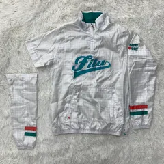FILA GOLF フィラゴルフ 2WAY プルオーバー ／レディース L 白 長袖 半袖 切替 ゴルフウェア ロゴ