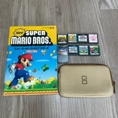 【229123】NINTENDO ニンテンドー  DSソフトのみ　8本セット　マリオ系ゲーム+α　おまけニンテンドークラブケース+付属ソフト攻略本付属