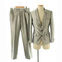 ハイストリート HIGH STREET ジャケット パンツ セットアップ テーラード ストレート ジッパーフライ S グレー /NR ■OS