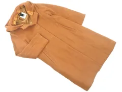 nano universe ナノユニバース ウール混 フード 付き 2WAY コート size36/キャメル ◇■ レディース