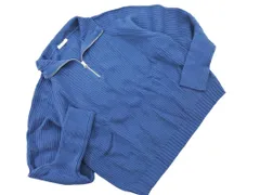 CLASSICAL ELF クラシカルエルフ ハーフジップ ニット セーター sizeS/青 ◇■ レディース