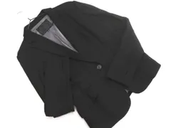 UNTITLED アンタイトル アンゴラ混 テーラード ジャケット size2/黒 ◇■ レディース