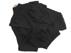 AZUL BY MOUSSY アズールバイマウジー ボリュームスリーブ フリル ハイネック ニット セーター sizeM/黒 ◇■ レディース