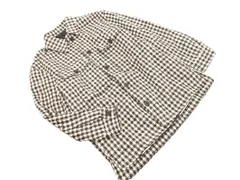 ZARA ザラ ウール混 ツイード ジャケット sizeS M/オフホワイトｘ黒 ◇■ メンズ