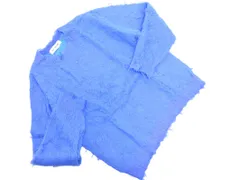 Ray BEAMS レイビームス シャギー ニット セーター 青 ◇■ レディース