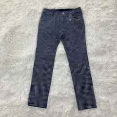 le coq sportif GOLF グルービー パンツ ／レディース 11号 ネイビー 総柄 ストレッチ ゴルフ 美品