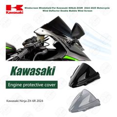送料無料】川崎 Kawasaki 忍者 Ninja ZX-6R 2024用 前面風防ガラス