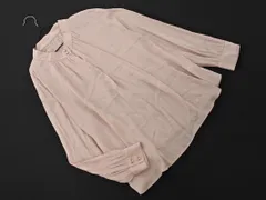 NATURAL BEAUTY BASIC ナチュラルビューティーベーシック スタンドカラー ブラウス シャツ sizeM/ライトピンク ◇■ レディース