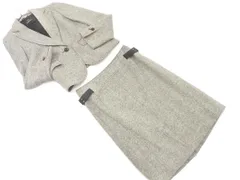 23区 ウール混 セットアップ ジャケット スカート スーツ size38/グレー ◇■ レディース