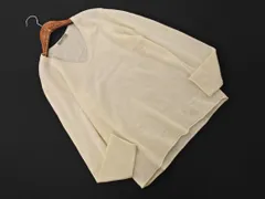 theory luxe セオリーリュクス カシミヤ100% Vネック ニット セーター size38/アイボリー ◇■ レディース