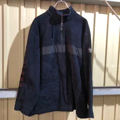 1596 TOMMY HILFIGER ハーフジップフリーストレーナー ネイビー XL トミーヒルフィガー 刺繍ロゴ 古着卸 アメリカ仕入